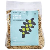 Faithful to Nature Green Lentils